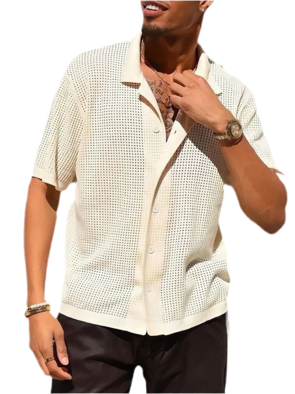 Button Down Collared Neck Shirt