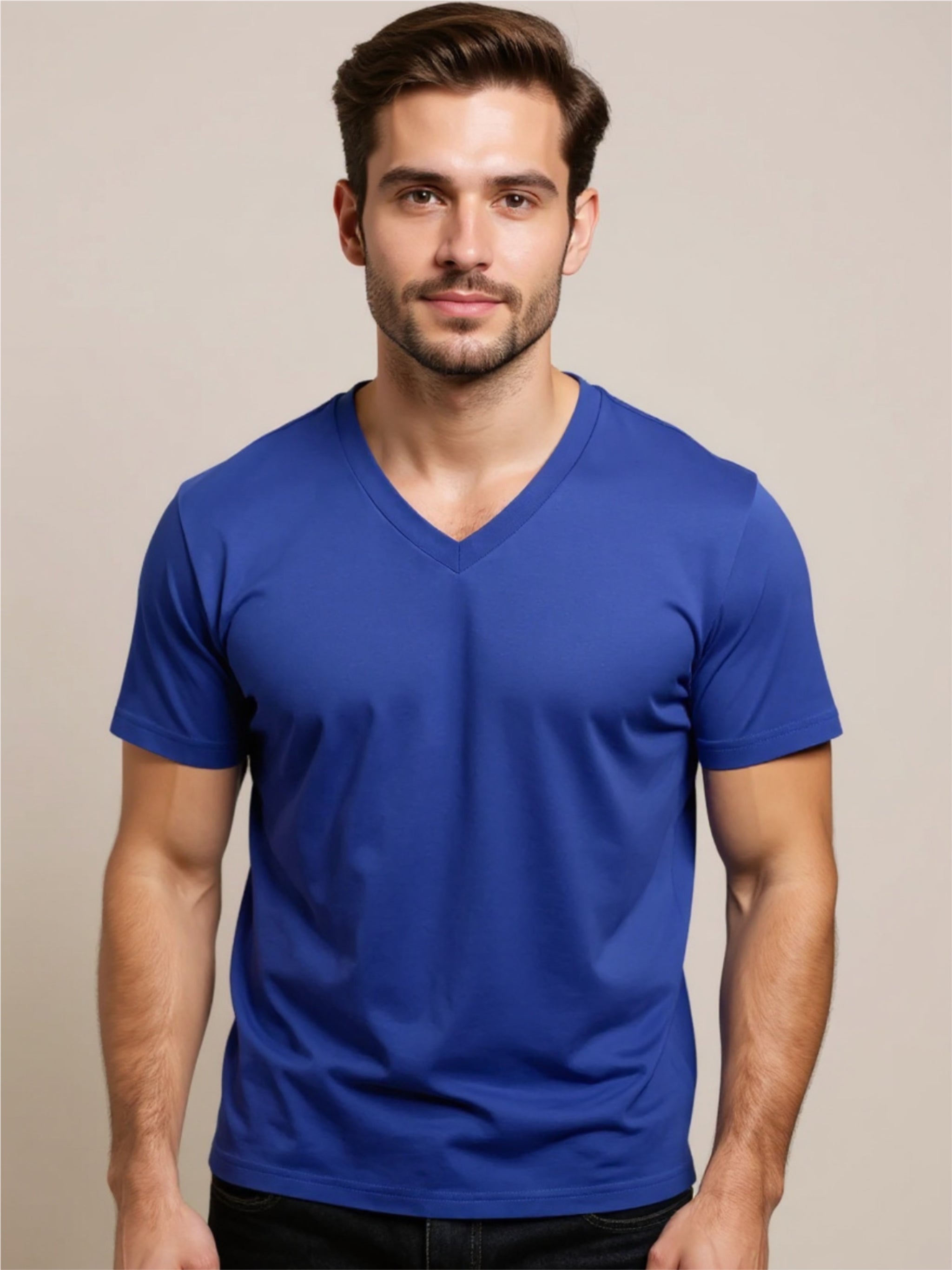 V-Neck Short Sleeve T-Shirt