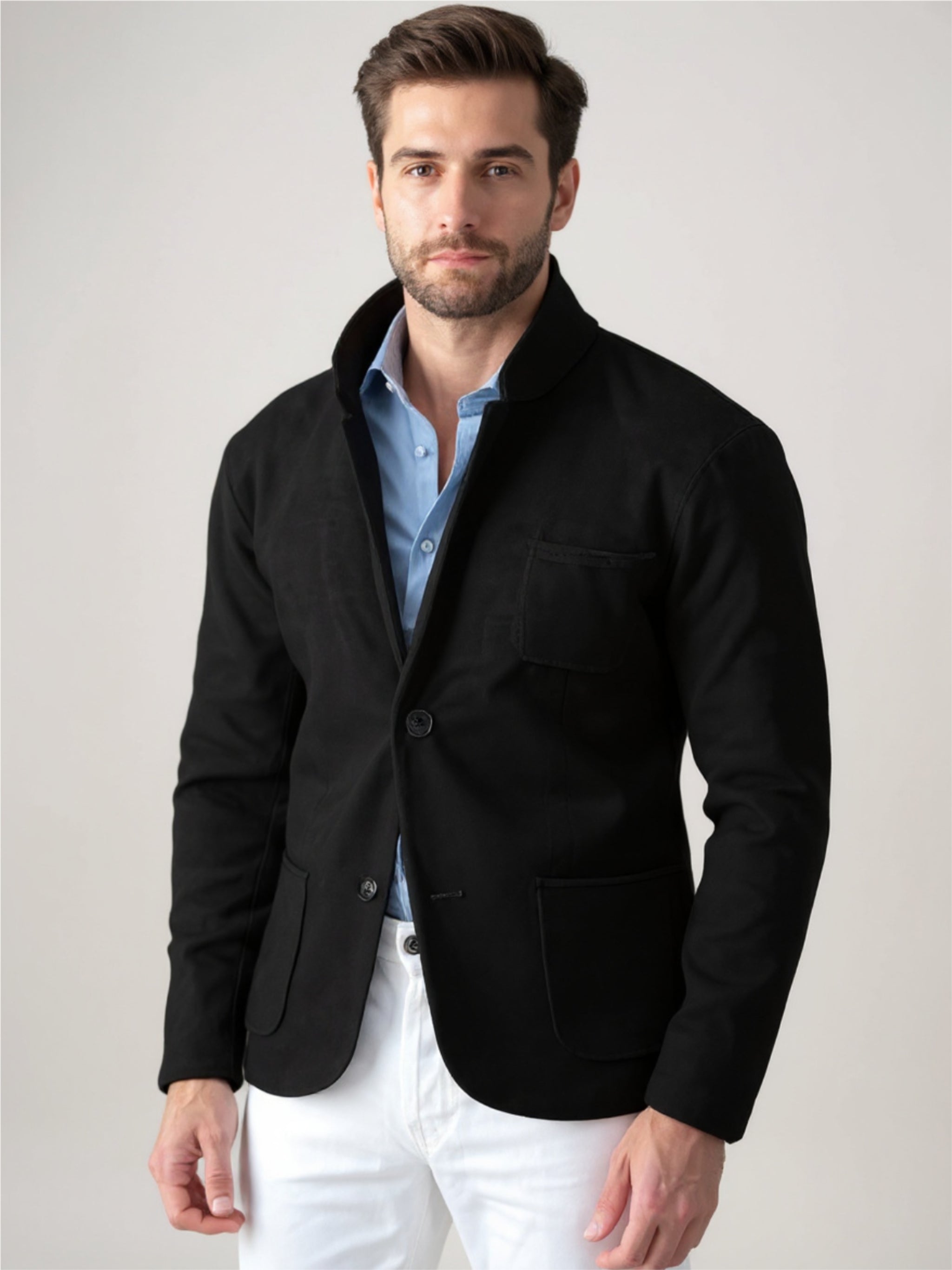Stand Collar Blazer