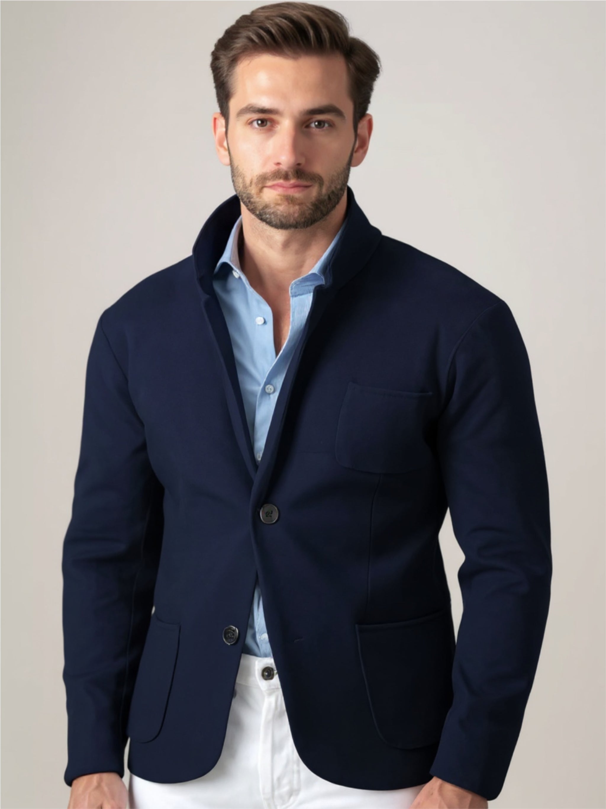 Stand Collar Blazer