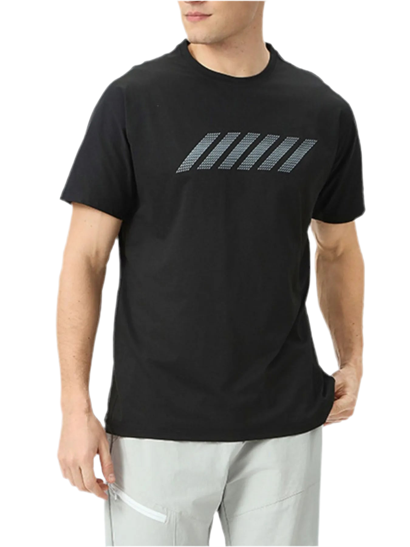 Round Neck Short Sleeve Active T-Shirt