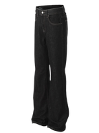 Wash Straight Leg Jeans