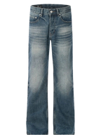 Vintage Wash Loose Fit Jeans