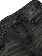 Vintage Washed Straight Leg Jeans