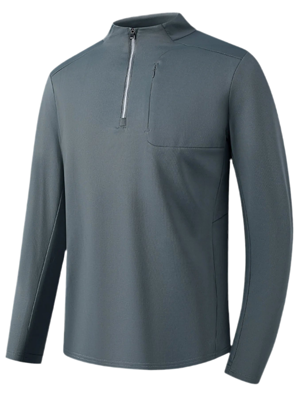 Quarter-Zip Active Long Sleeve T-Shirt