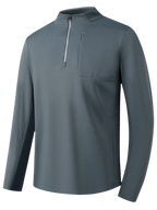 Quarter-Zip Active Long Sleeve T-Shirt