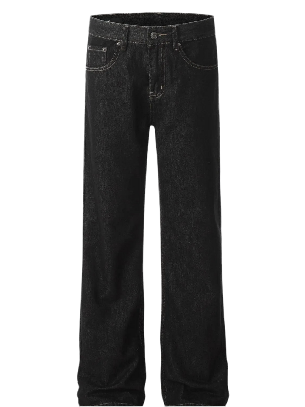 Wash Straight Leg Jeans