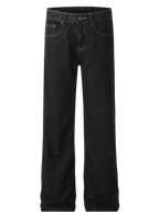 Wash Straight Leg Jeans