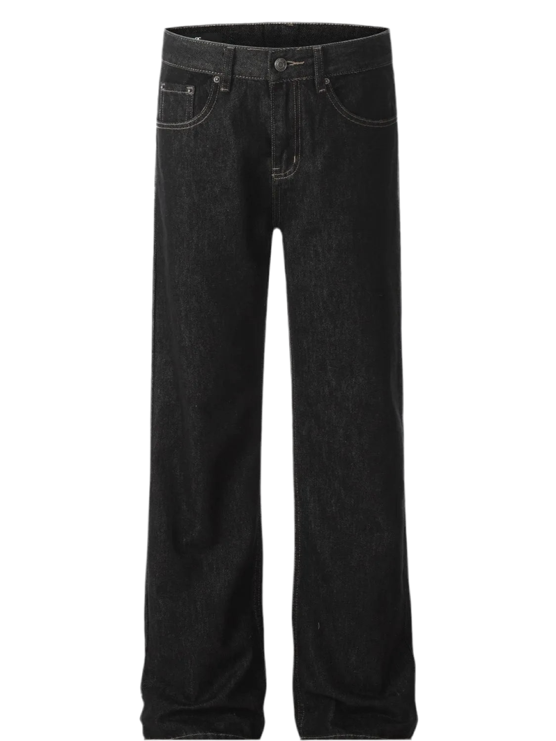 Wash Straight Leg Jeans