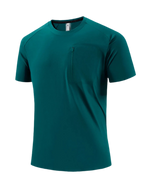 Quick-Dry T-Shirt with Zipper Pocket