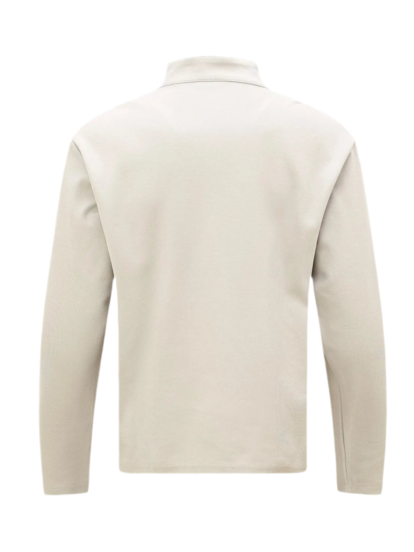 Henley Long Sleeve T-Shirt with Button Detail