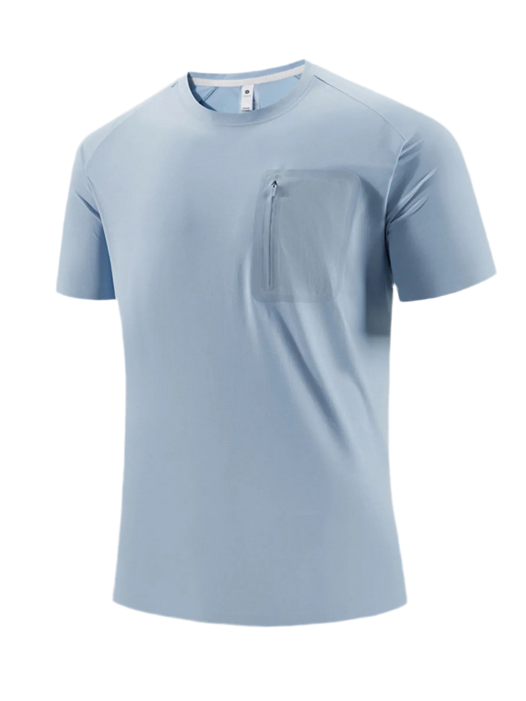 Quick-Dry T-Shirt with Zipper Pocket