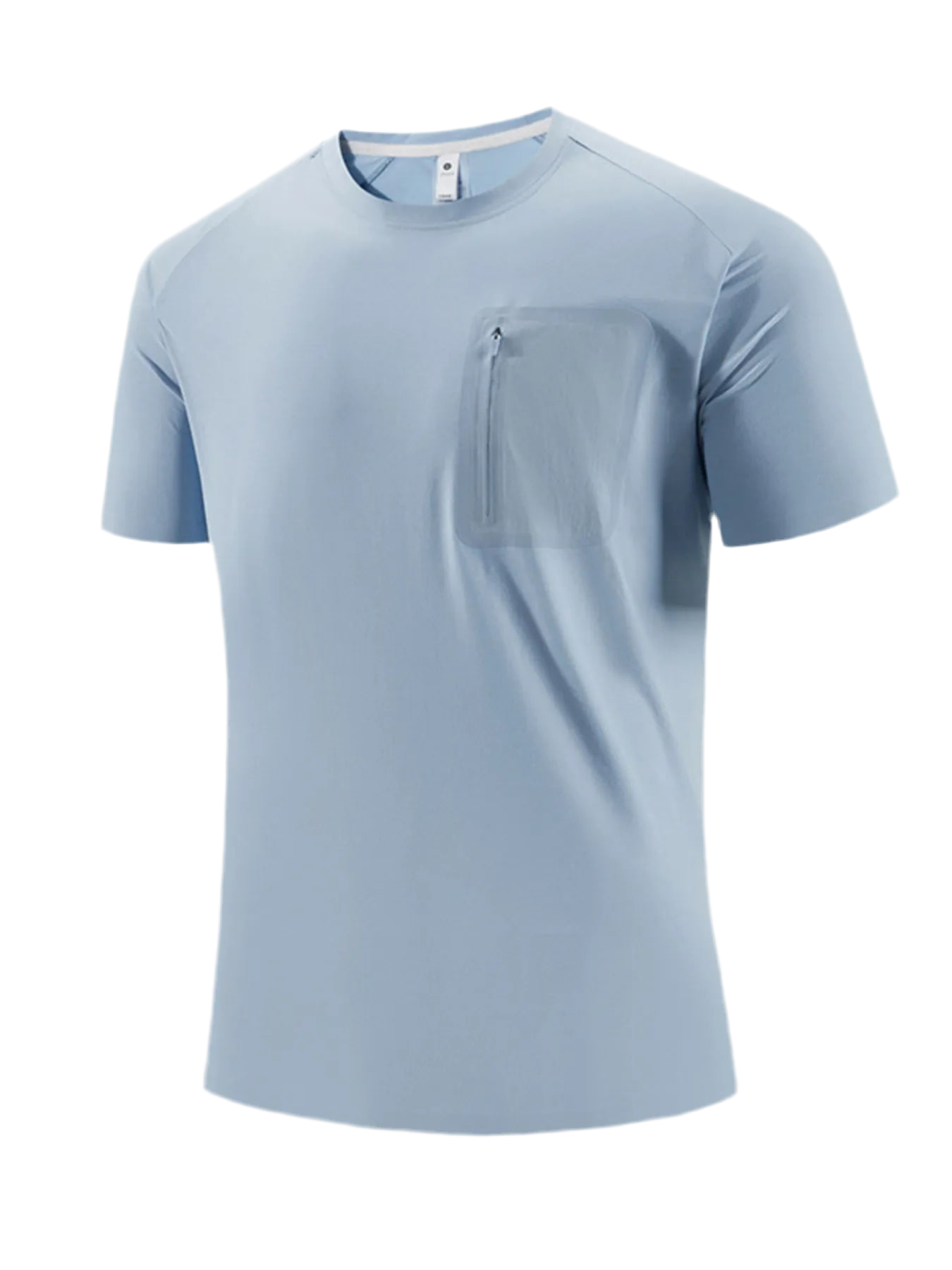 Quick-Dry T-Shirt with Zipper Pocket