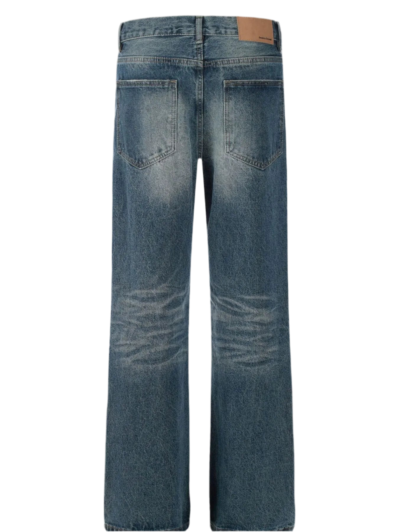 Vintage Wash Loose Fit Jeans