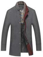 Quilted Inner Long Sleeve Coat