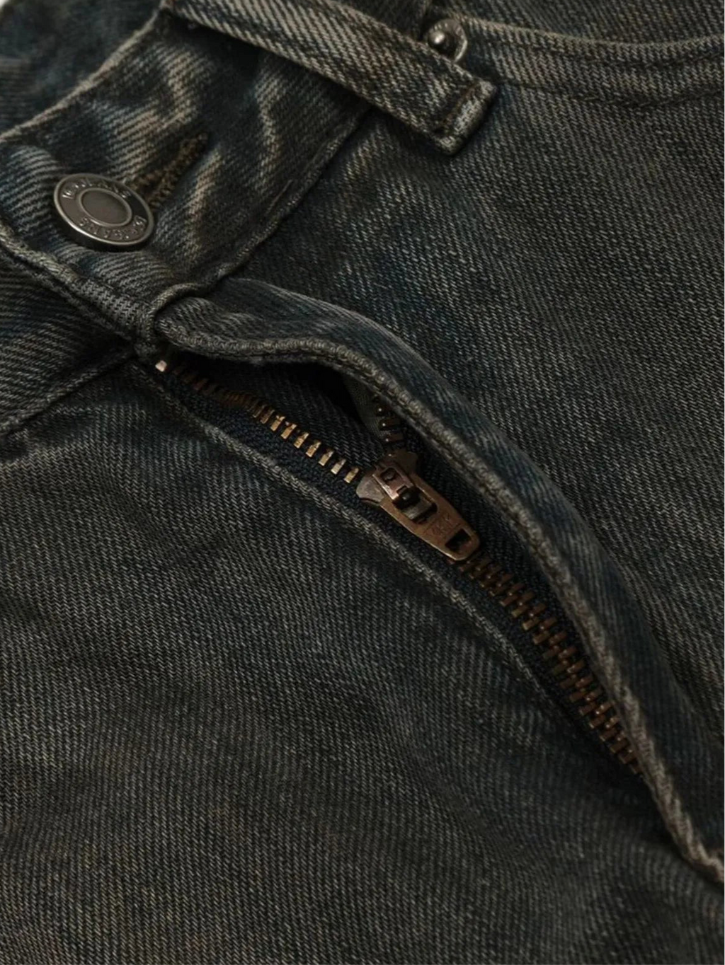 Wash Straight Leg Jeans