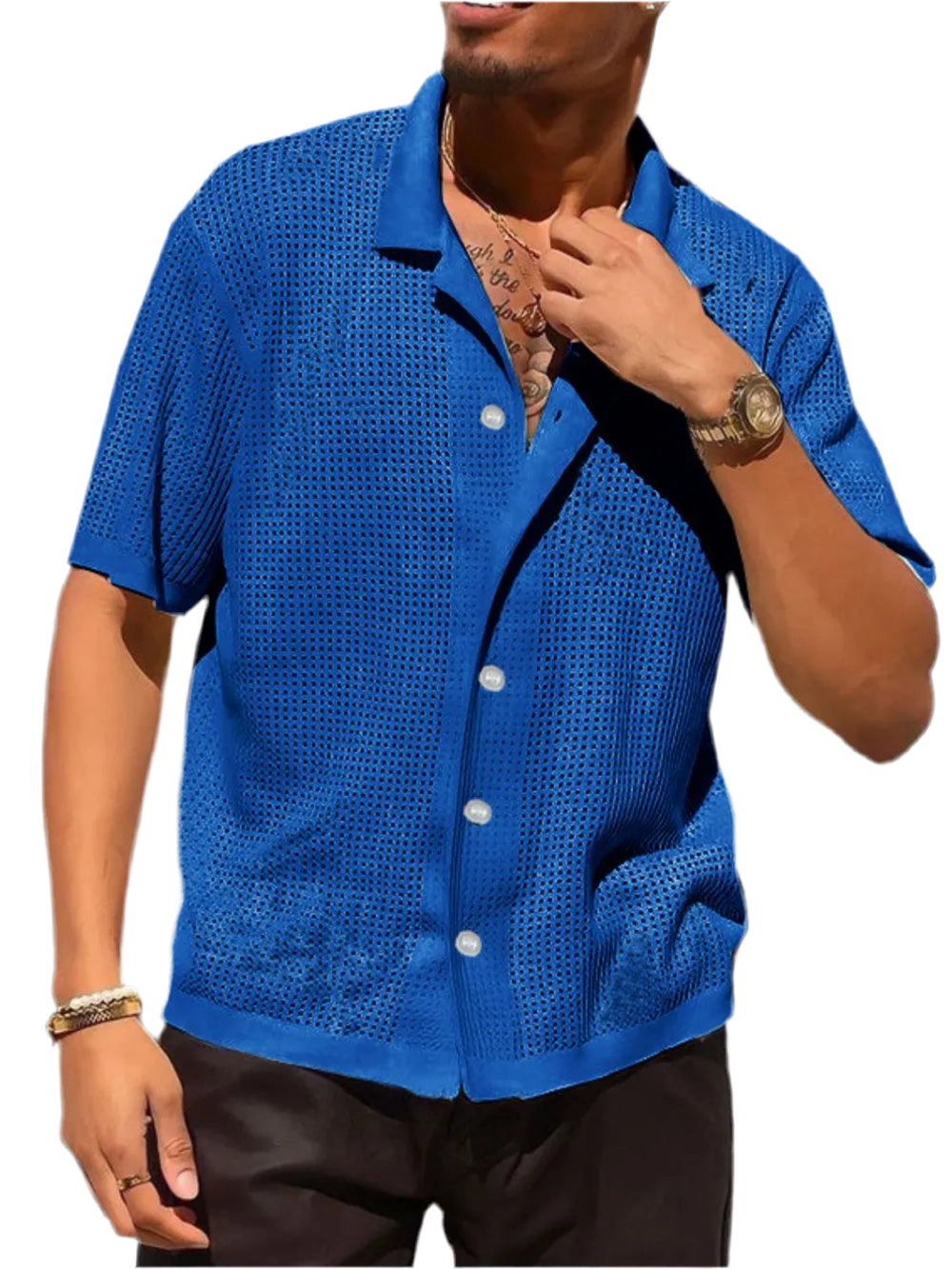 Button Down Collared Neck Shirt
