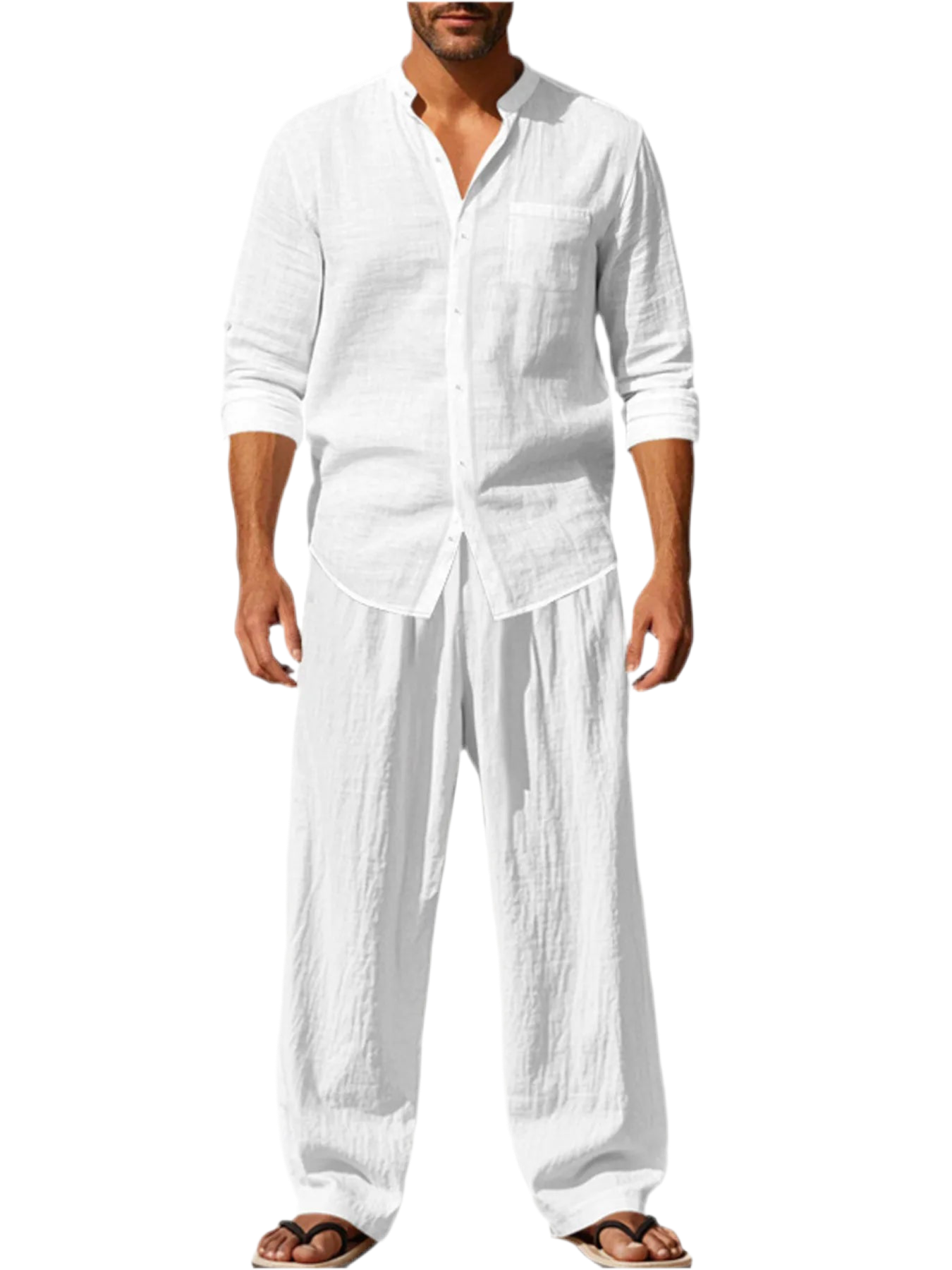 Button Up Shirt & Pants Set