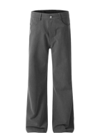 High Waist Slim Bootcut Pants