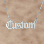 .925 Sterling Silver Custom Name Necklace