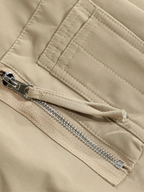 Khaki Zip Up Jacket