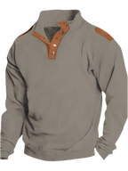 Quarter Snap Long Sleeve Top