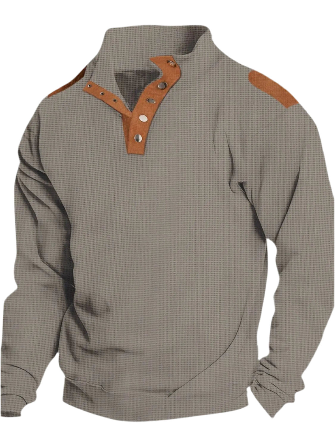 Quarter Snap Long Sleeve Top