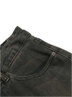 Wash Straight Leg Jeans