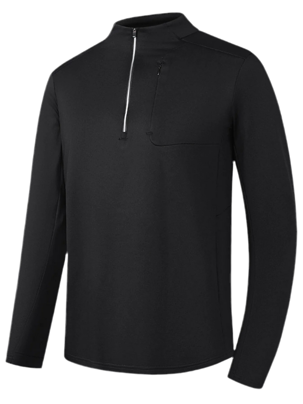 Quarter-Zip Active Long Sleeve T-Shirt