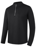 Quarter-Zip Active Long Sleeve T-Shirt