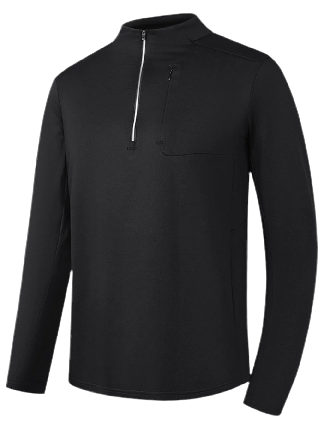 Quarter-Zip Active Long Sleeve T-Shirt