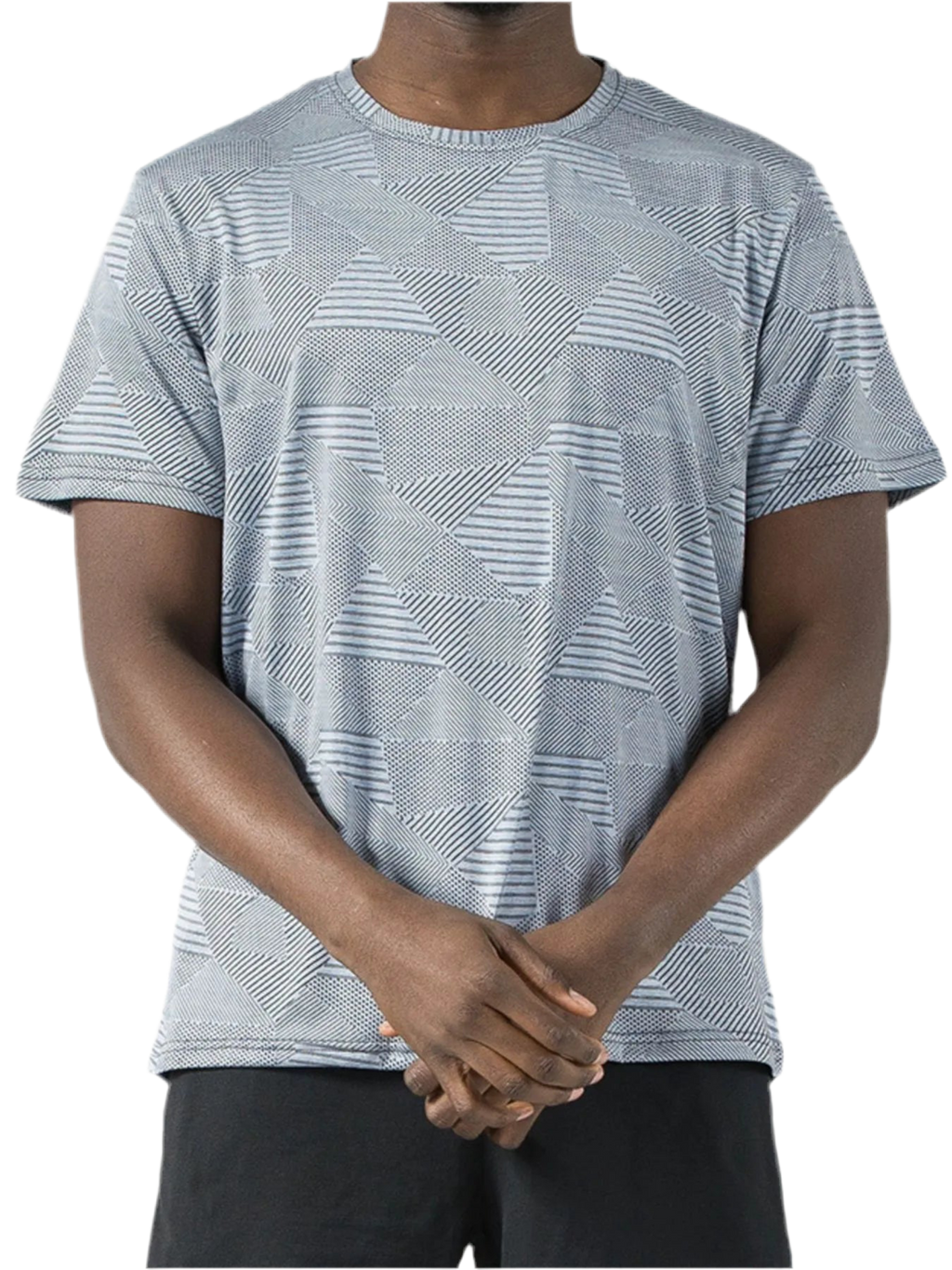 Round Neck Short Sleeve Active T-Shirt