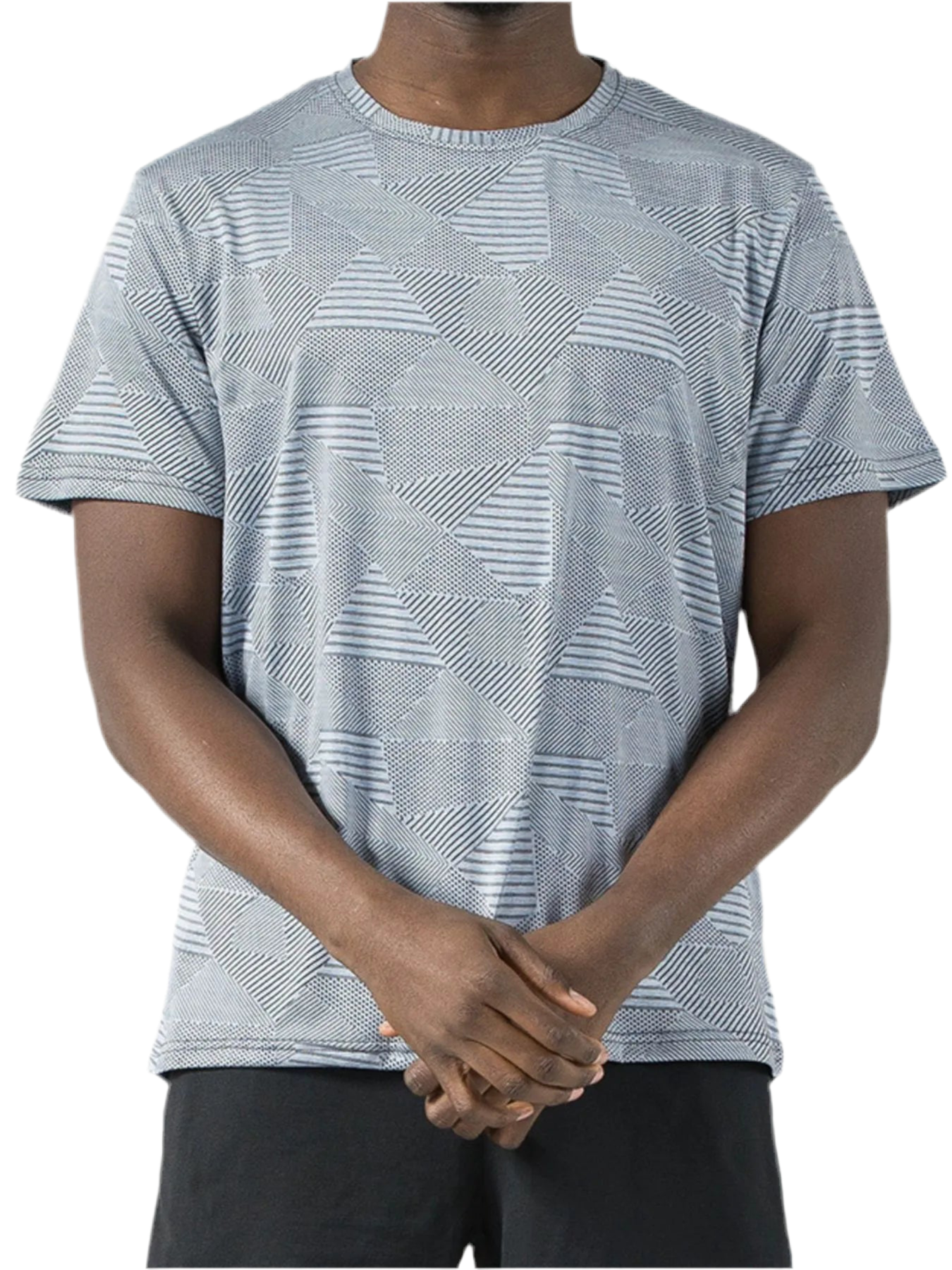Round Neck Short Sleeve Active T-Shirt
