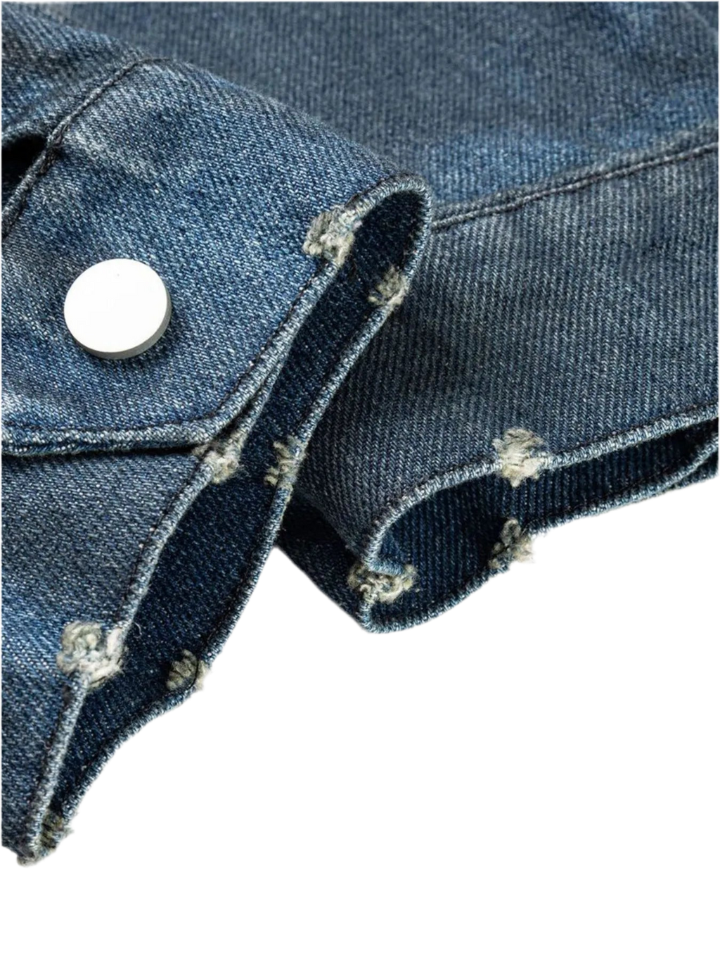 Washed Denim Bomber Jacket