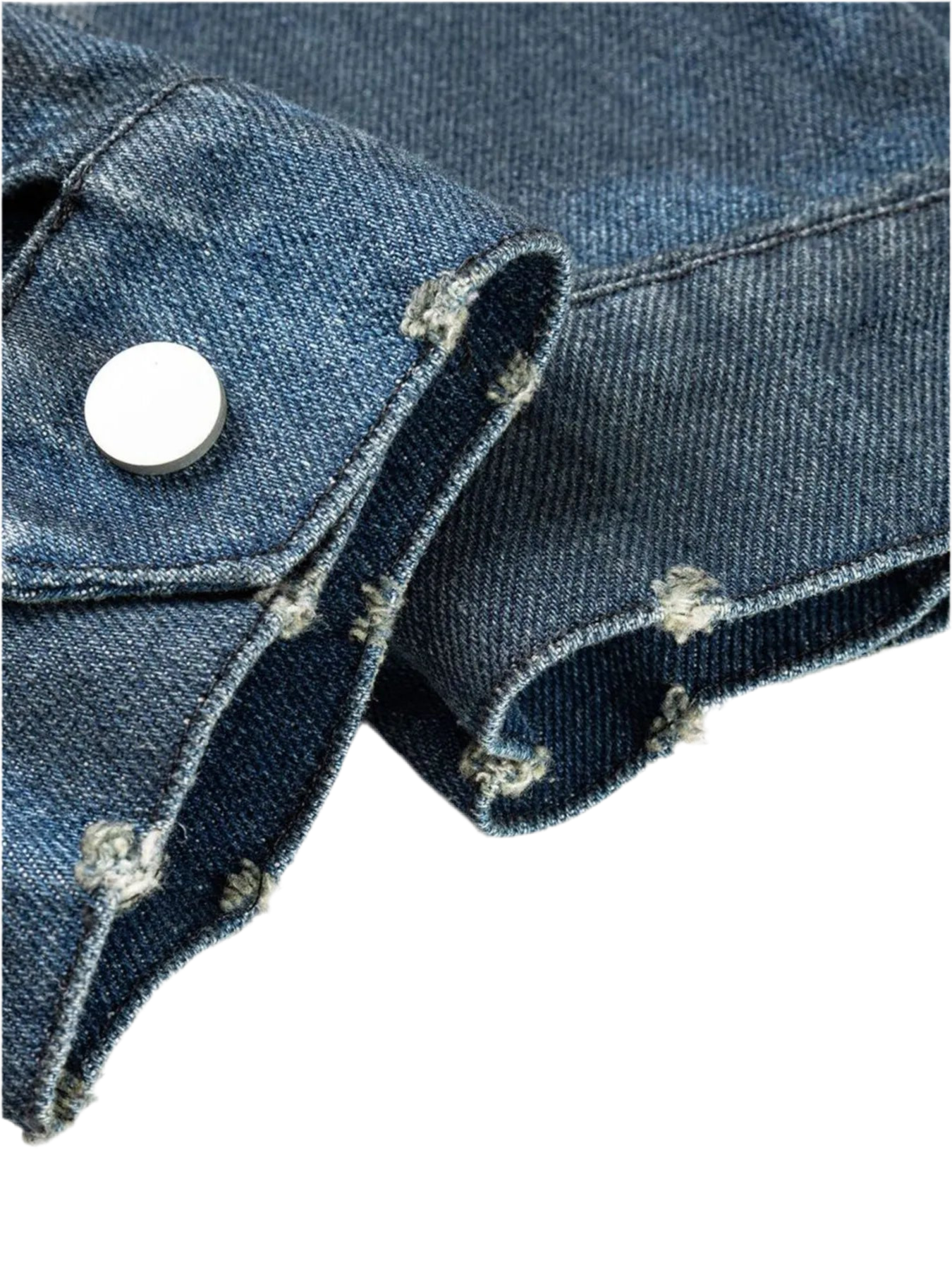 Washed Denim Bomber Jacket
