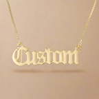 .925 Sterling Silver Custom Name Necklace