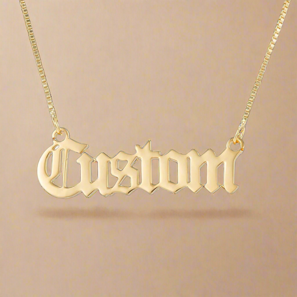 .925 Sterling Silver Custom Name Necklace