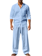 Button Up Shirt & Pants Set