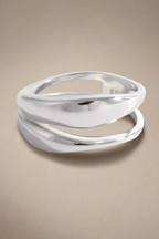 925 Sterling Silver Double-Layered Ring
