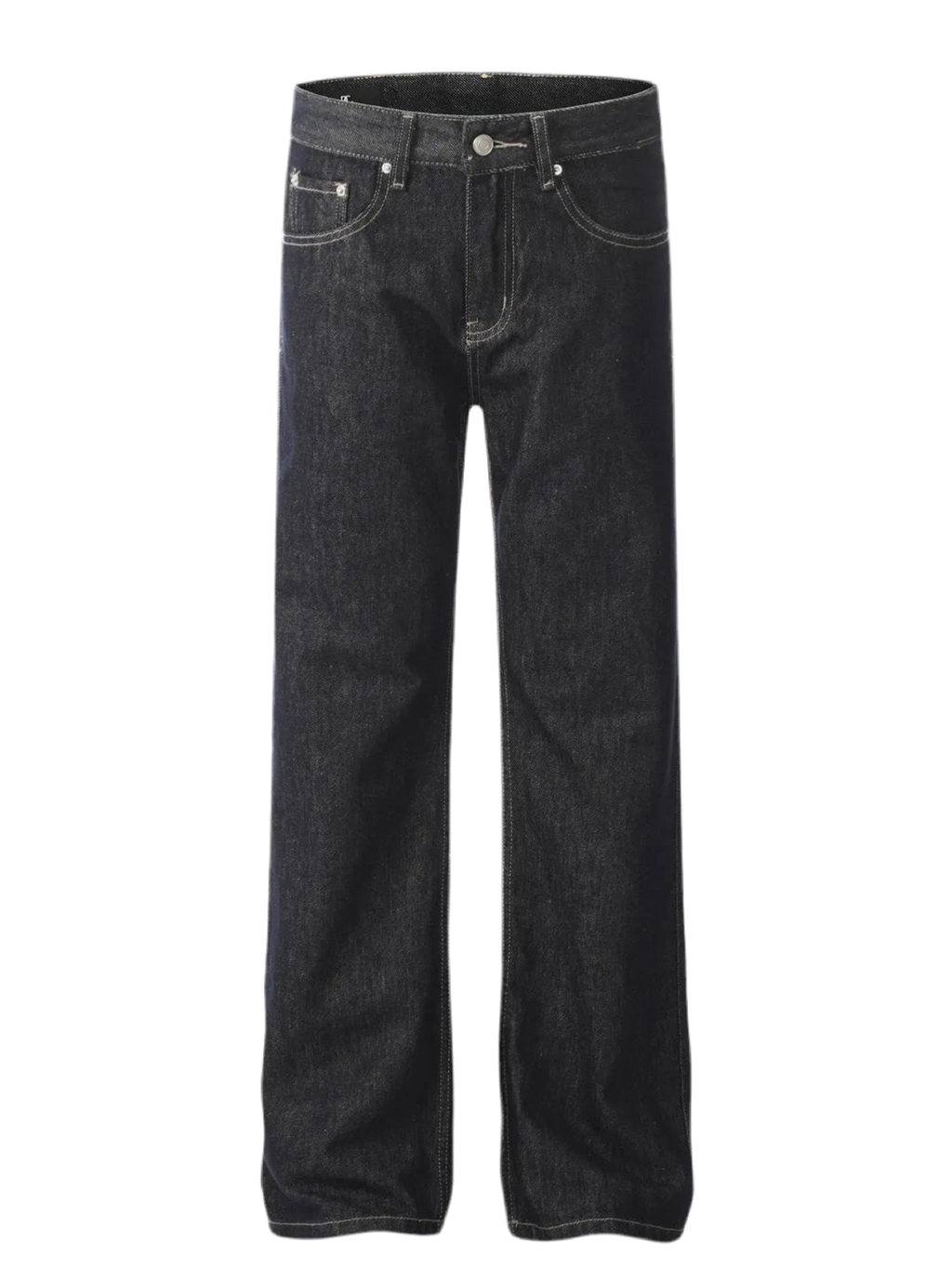 Wash Straight Leg Jeans