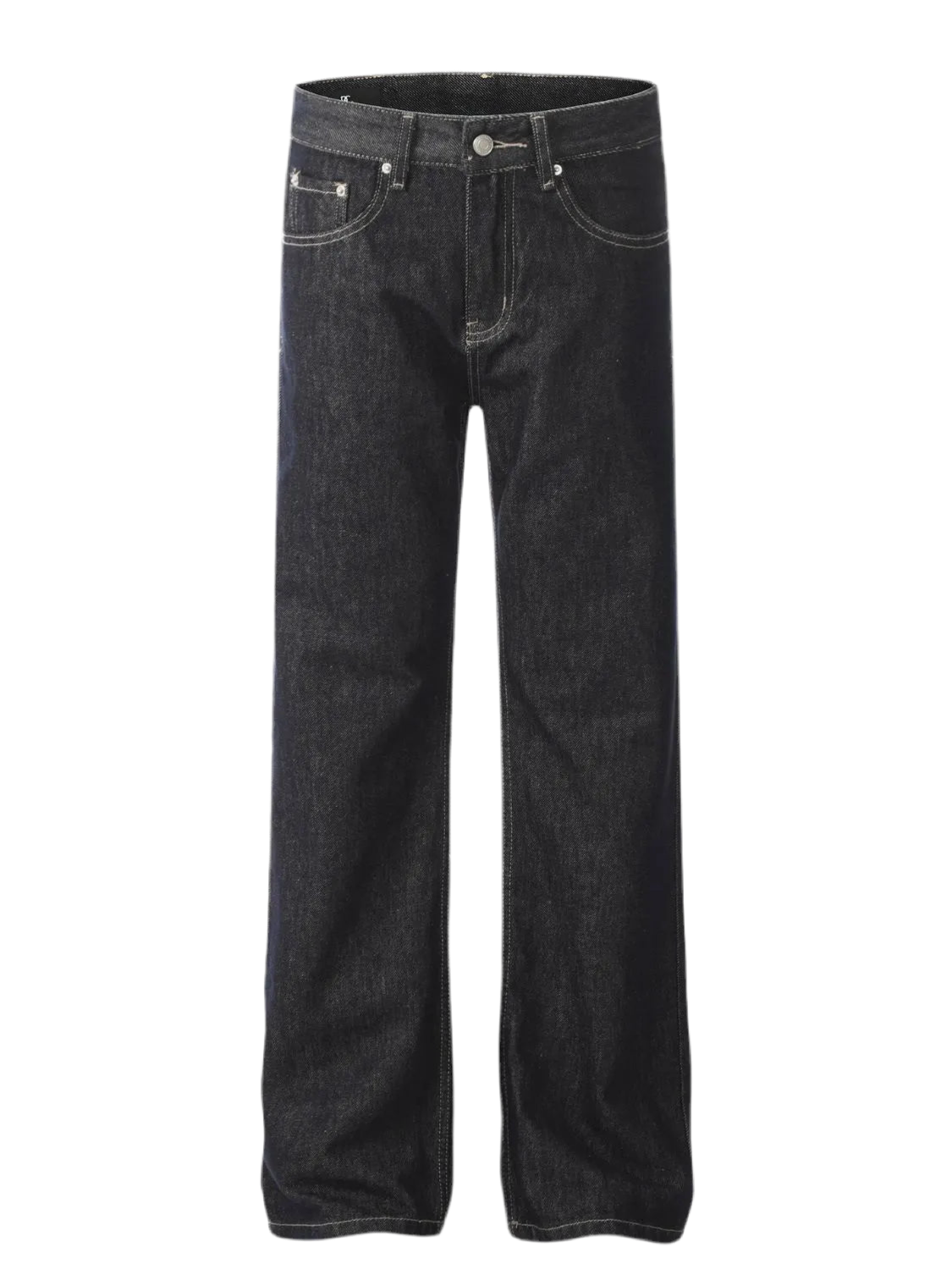 Wash Straight Leg Jeans