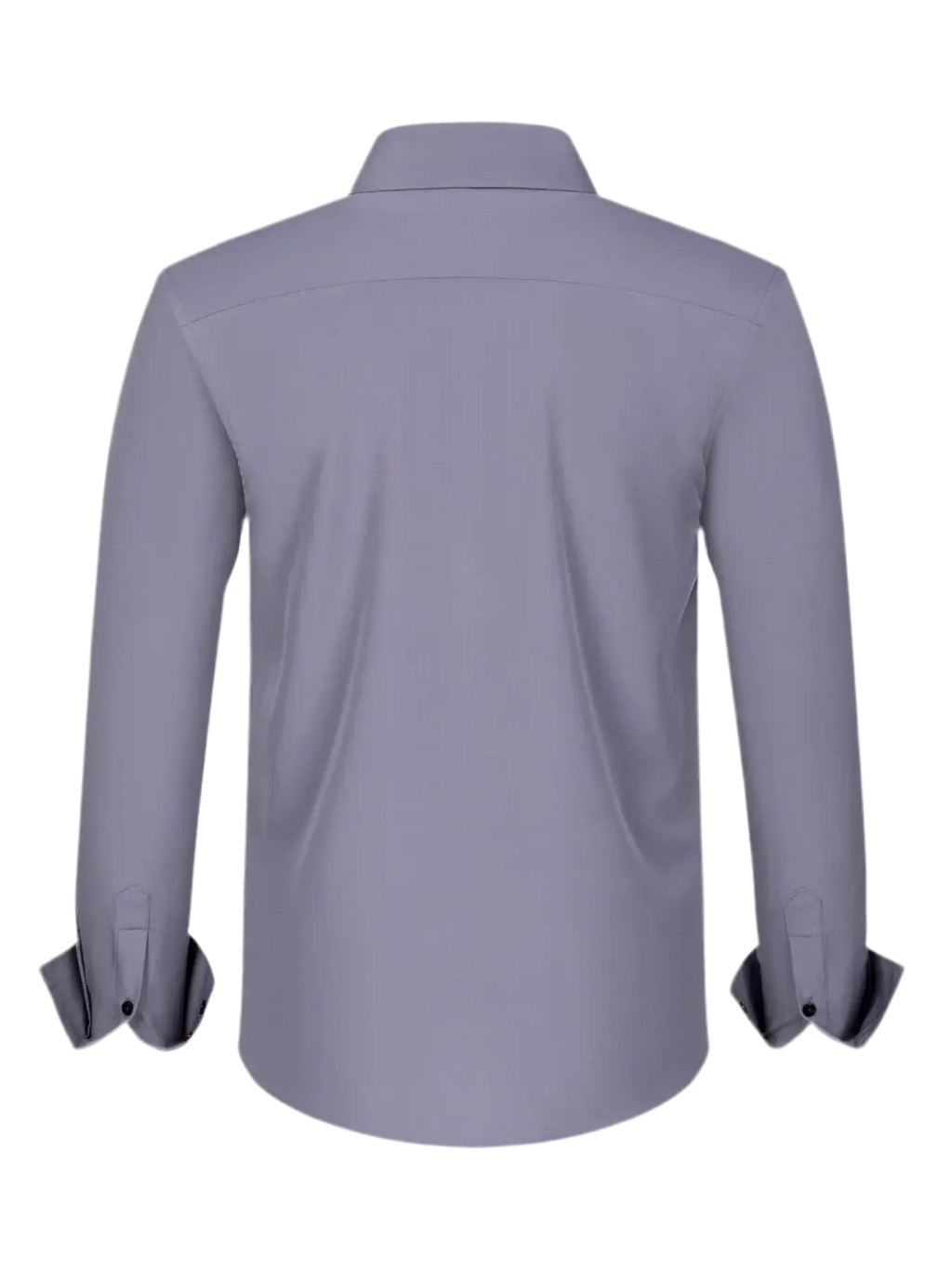 Button-Down Casual Shirt with Contrast Cuffs