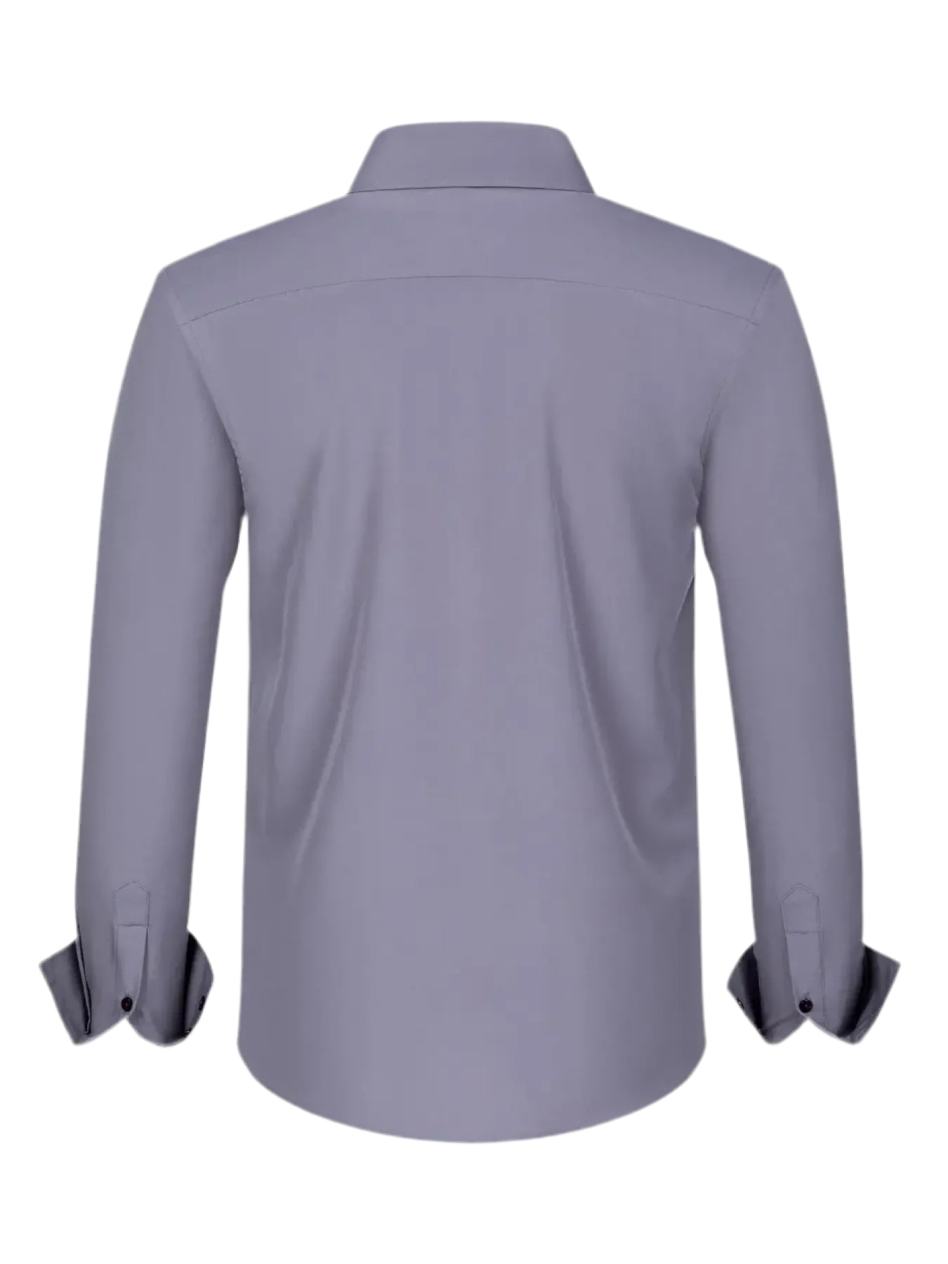 Button-Down Casual Shirt with Contrast Cuffs