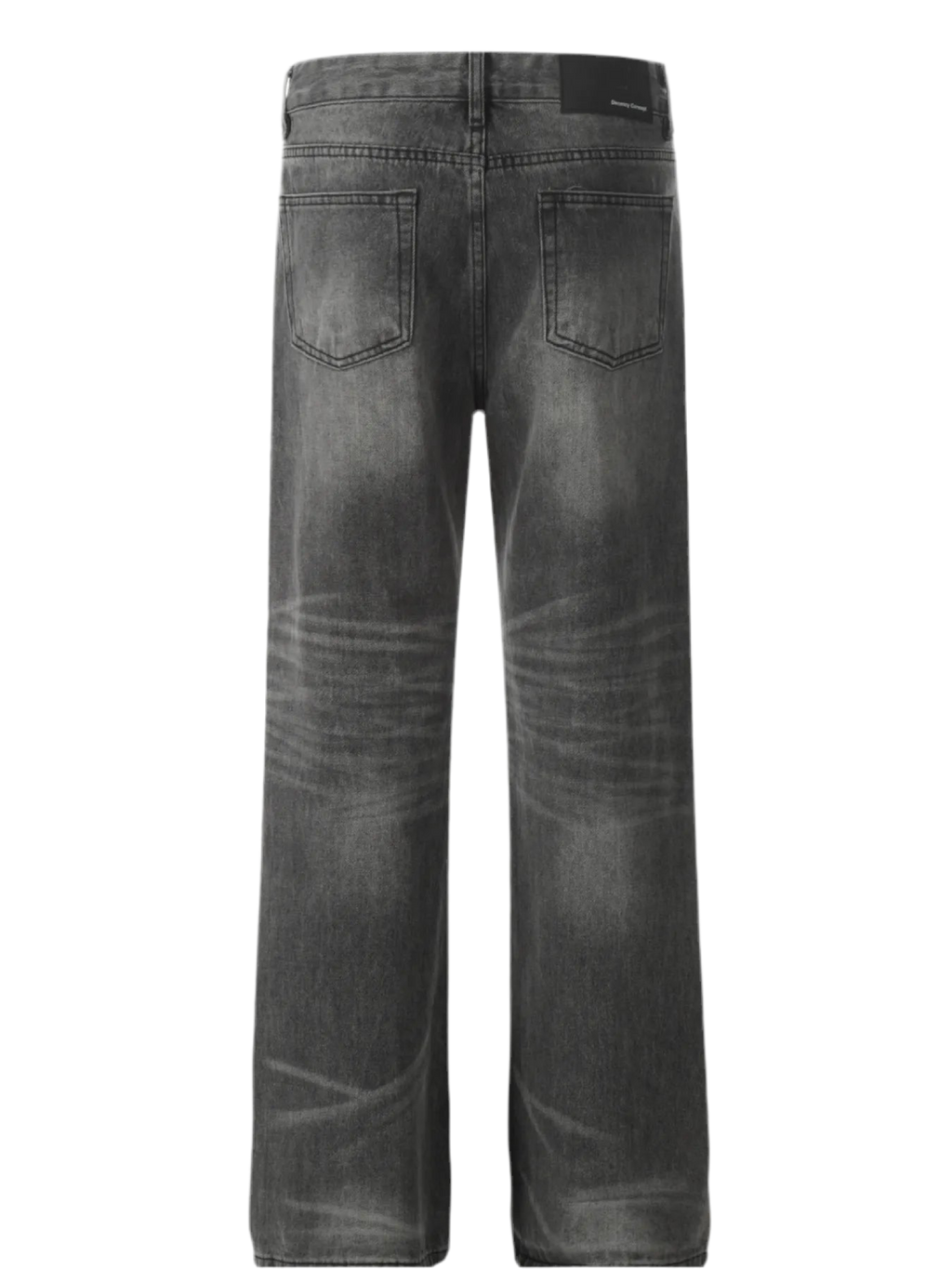 Vintage Washed Straight Leg Jeans