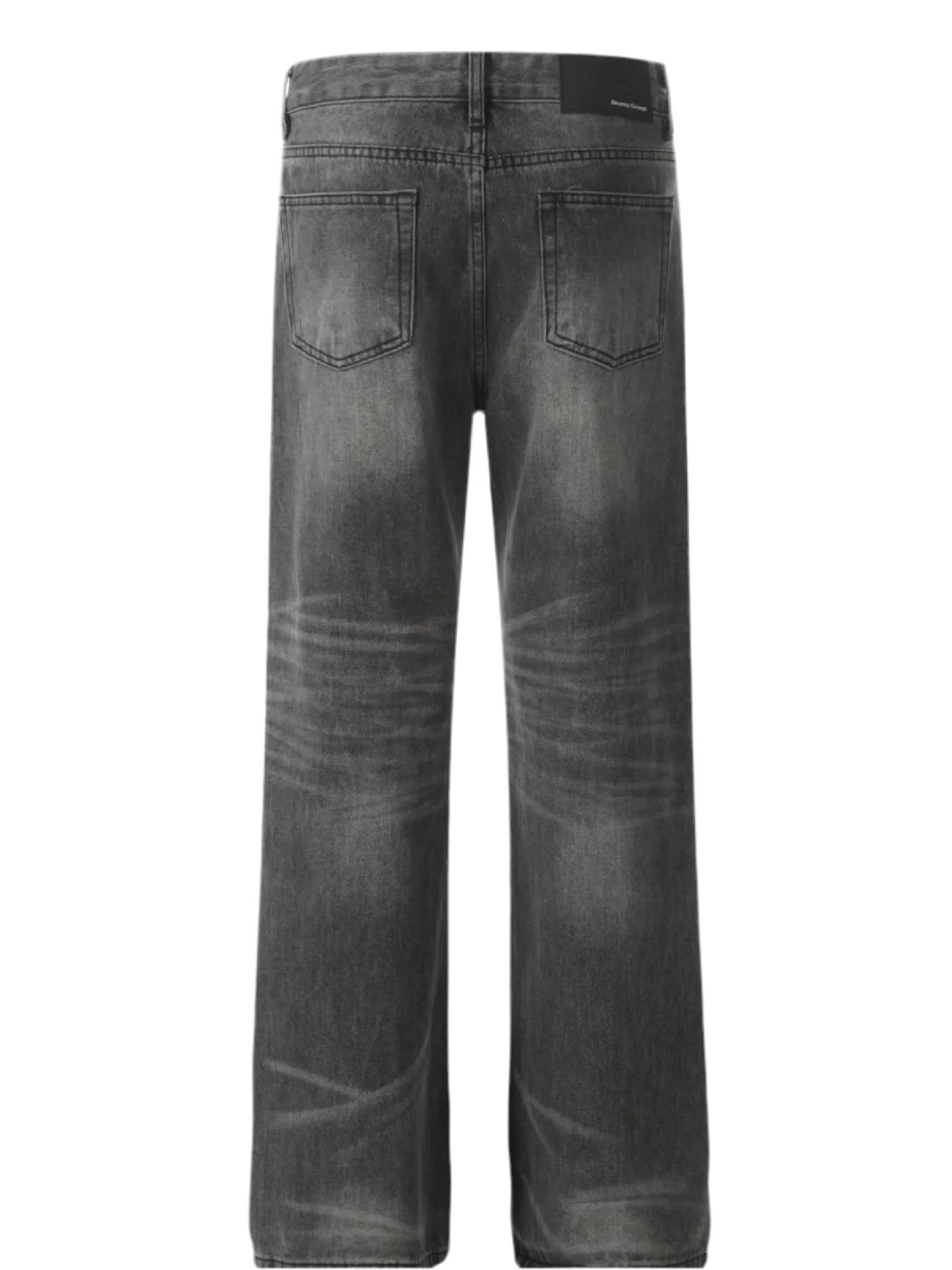 Vintage Washed Straight Leg Jeans