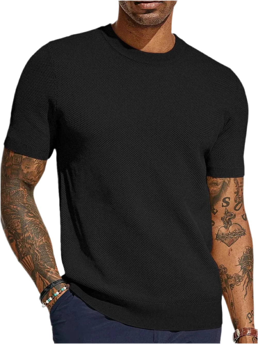 Round Neck Short Sleeve T-Shirt