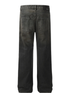 Wash Straight Leg Jeans