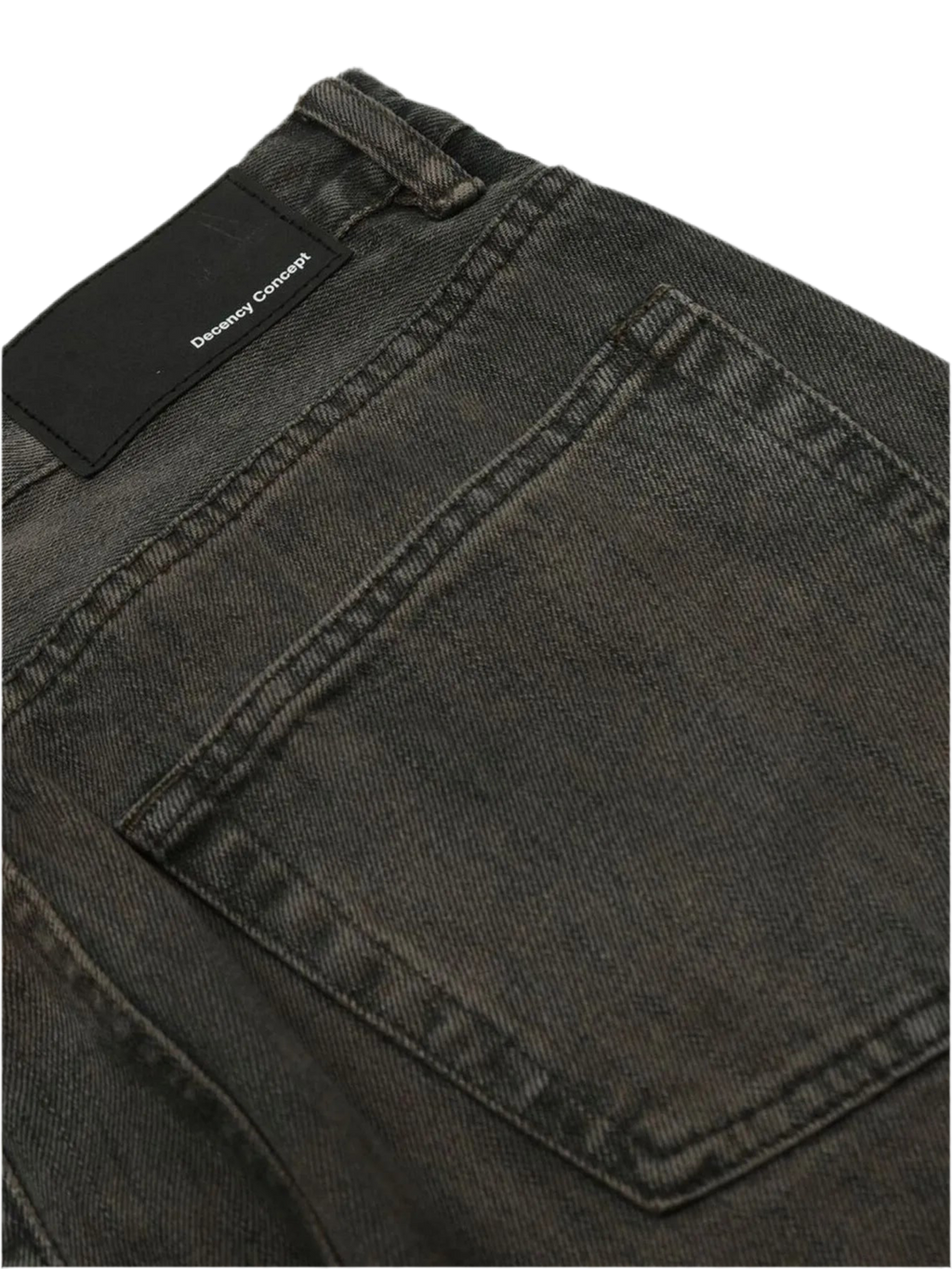 Wash Straight Leg Jeans