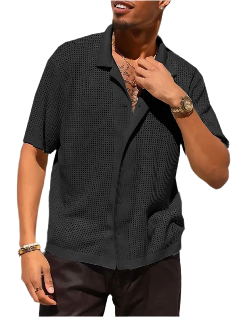 Button Down Collared Neck Shirt