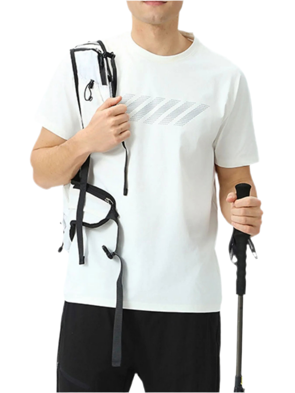 Round Neck Short Sleeve Active T-Shirt